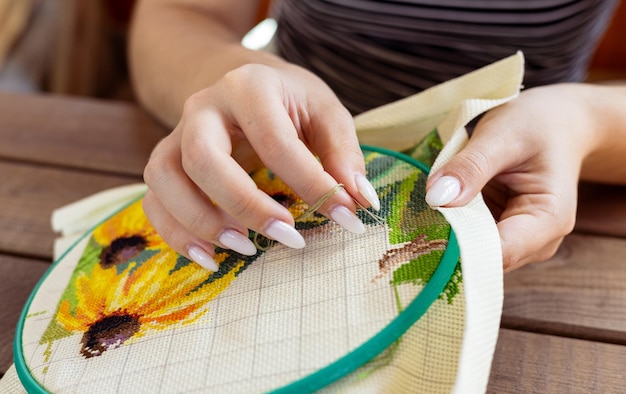 haftowane próbki od uczniów